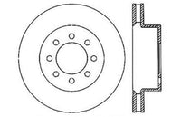 Sport StopTech Cross Drilled Brake Rotor; Front Left 128.65110L