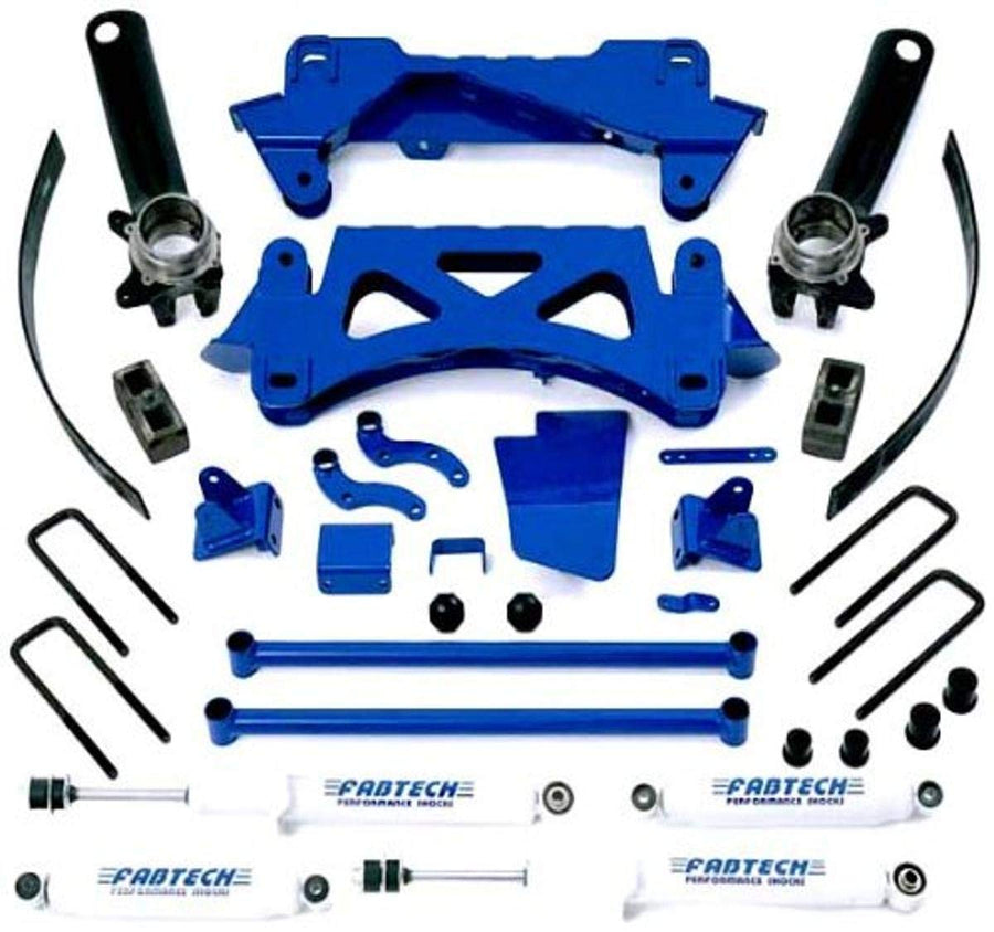 Fabtech 6in Performance System 95.5-04 Toyota Tacoma 2WD/4WD 6 Lug - Component Box 1