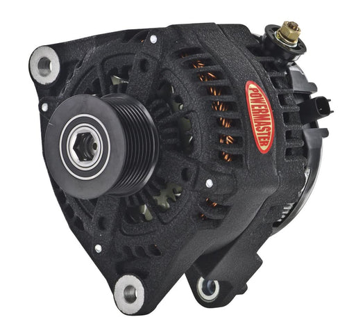 51379W Powermaster Alt Dodge Diesel Blk Wrinkle 245A 8 grv HPR