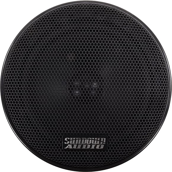 E-6.5CS Sundown Audio 6.5" Component Speaker Set - 2-Way Car Audio System with Titanium Tweeters & Poly Cone - 60W RMS, 4-Ohm - High Sensitivity, Grilles Included for Clear, Powerful Sound