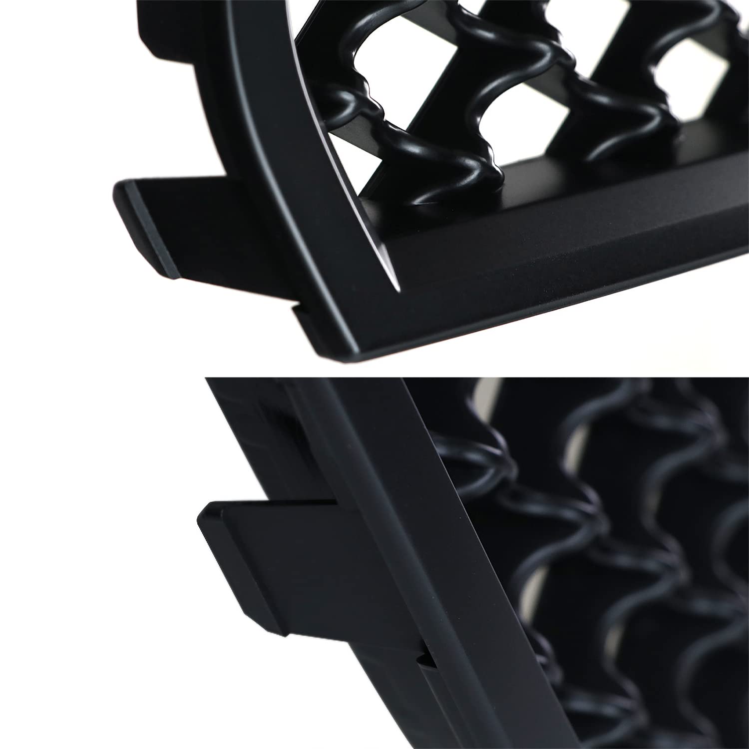 Black Mesh Front Hood Grill Grille Spec-D Tuning Compatible with 2010-2015 Chevy Equinox Upper+Lower