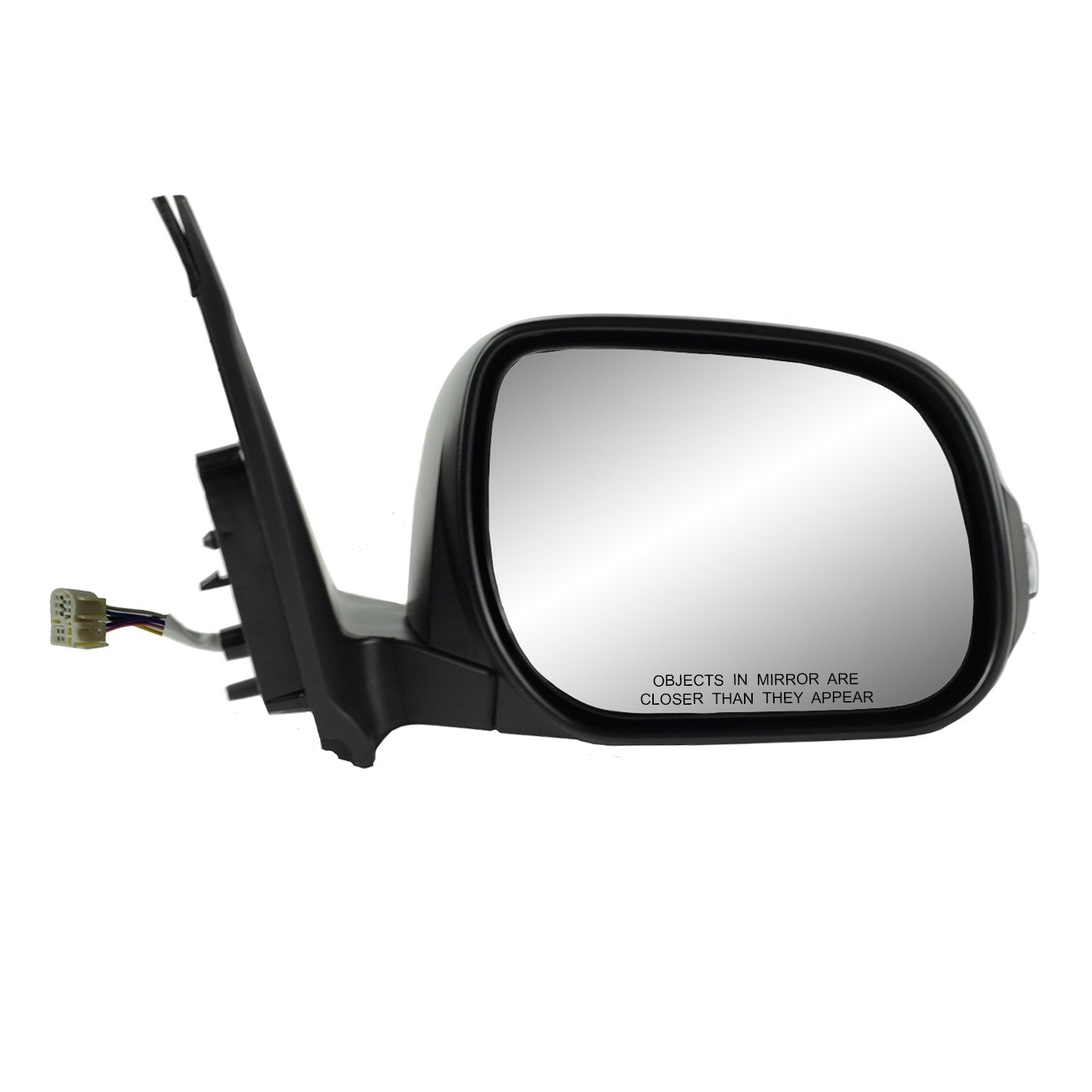 Toyota RAV4 Passenger Side Mirror, US Built, textured black w/PTM cover, w/turn signal, foldaway, Heated Power