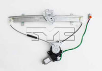 HONDA Civic TYC 660106 Compatible with Front Driver Side Replacement Power Window Regulator Assembly with Motor