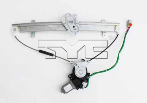 HONDA Civic TYC 660106 Compatible with Front Driver Side Replacement Power Window Regulator Assembly with Motor