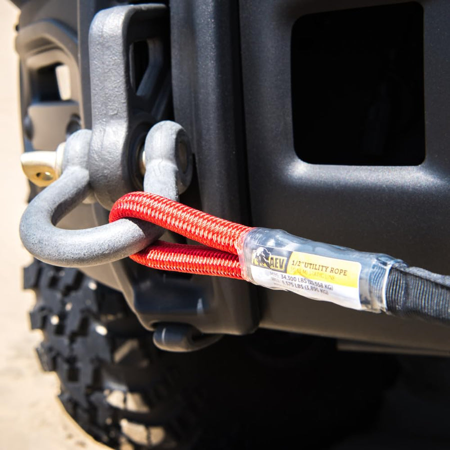 Full-Size AEV ½ x 10' Utility Recovery Rope - MBS:34,300 LBS