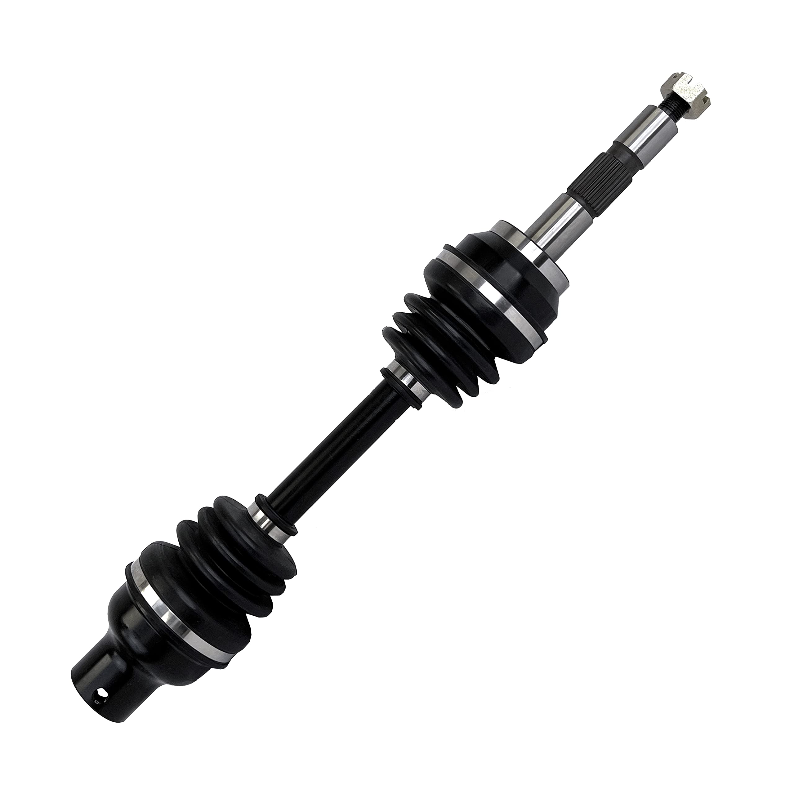 Performance Front Left/Right Rugged Axle (1995-99) Polaris Big Boss/Sportsman/Xplorer, CNC Precision Components, Stainless-Steel Clamp Coated for High Protection OEM: 1380118