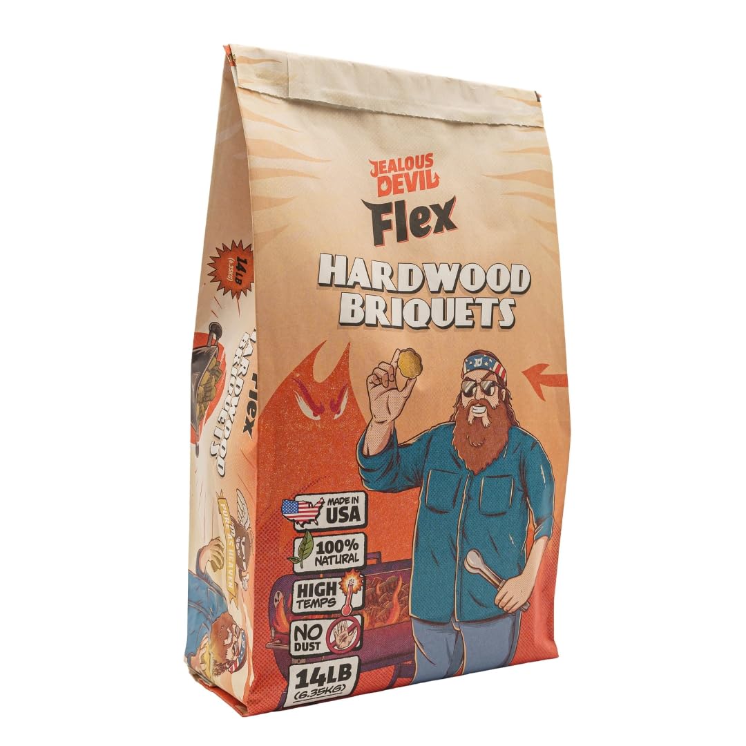 Flex Hardwood Briquets Jealous Devil - 14lb Bag