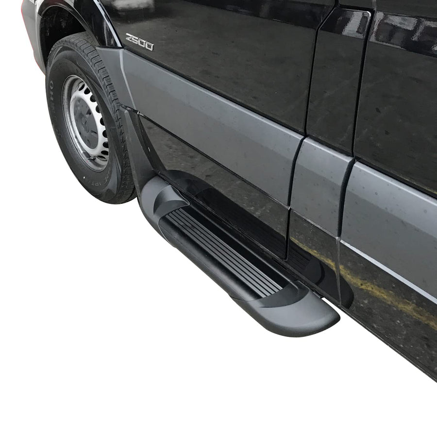 Black Aluminum Off Road Black Horse Transporter Running Boards TR-F391