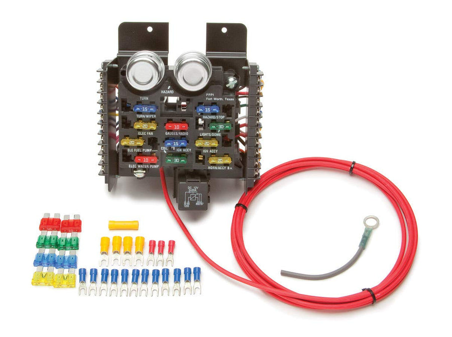 Race/Pro Street Painless Performance 50101 Pre-Wired Fuse Block, 16-Circuits