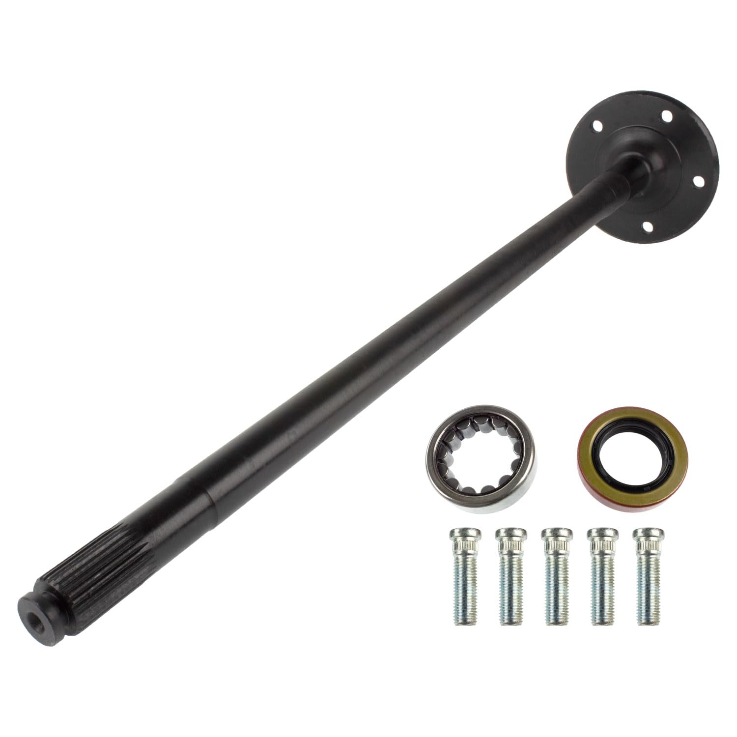 MG27126 TEN Factory Drive Axle Shaft Assembly for GM 7.625", 28 Spline, 5x4.75 Bolt Pattern, Shaft Length 30.31" - Fits Chevrolet Camaro/Pontiac Firebird (1990-1992), Replaces: Alloy USA 17126