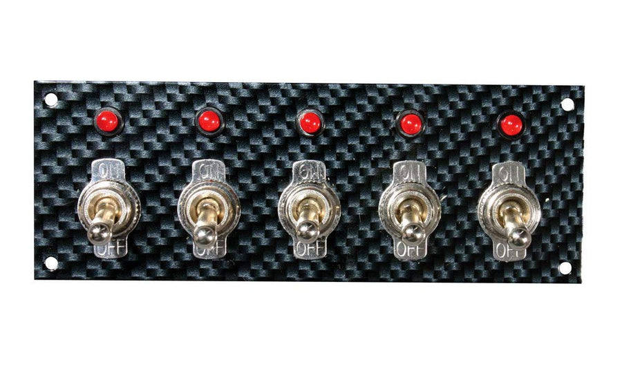 Gray/Black Moroso Fiber Design Switch Panel 74143