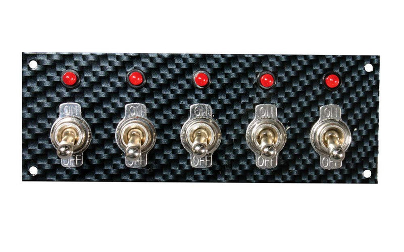 Gray/Black Moroso Fiber Design Switch Panel 74143