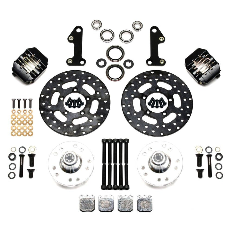 DLS Front Drag Kit WILWOOD 140-1016-D, Drilled Rotor Camaro, Nova, Chevelle