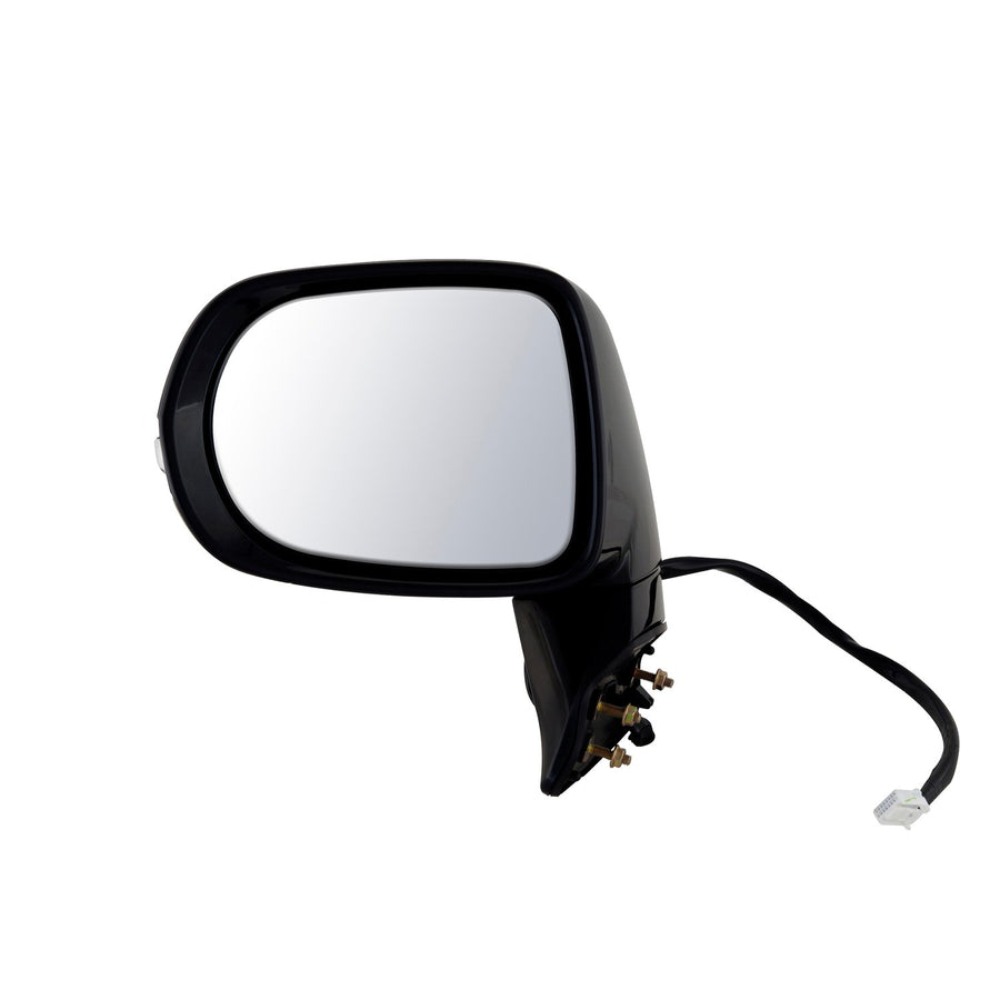 Fit System Driver Side Mirror for RX350 Lexus, RX450h, Canada & Japan Built, Black, PTM, w/Turn Signal, Memory, Puddle lamp, Foldaway, w/o auto dimming, w/o Blind spot Detection, Heated Power