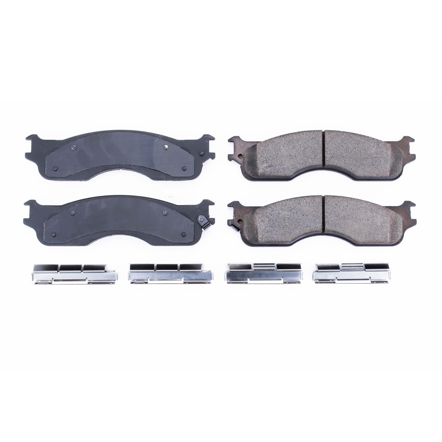 Power Stop Brake Kit Front For Dodge Ram 1500 2004 - Ceramic Brake Pads With Installation Hardware, 17-1054