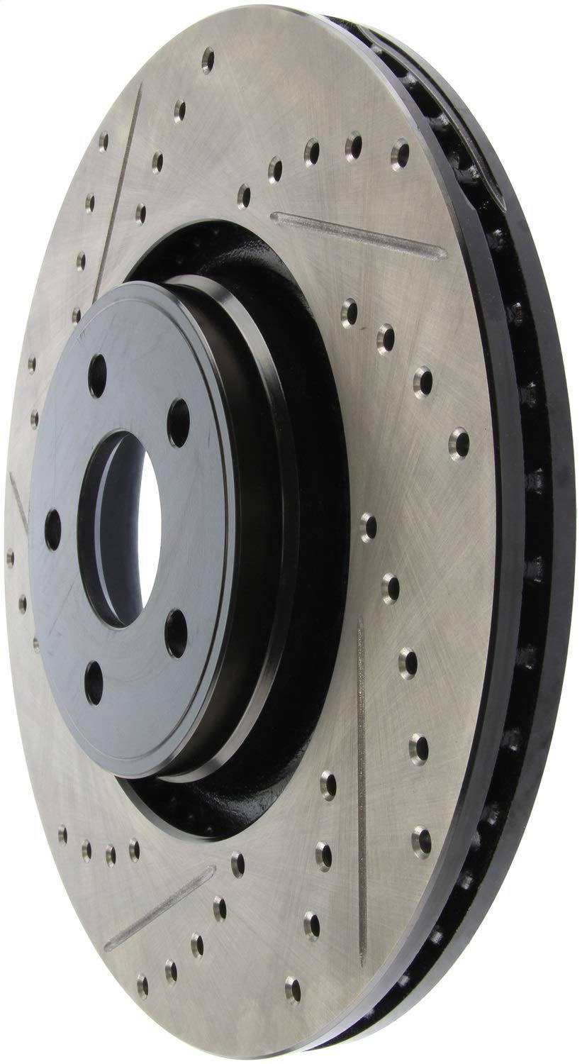 Sport Drilled/Slotted Brake Rotor StopTech 127.65146R (Front Right), 1 Pack