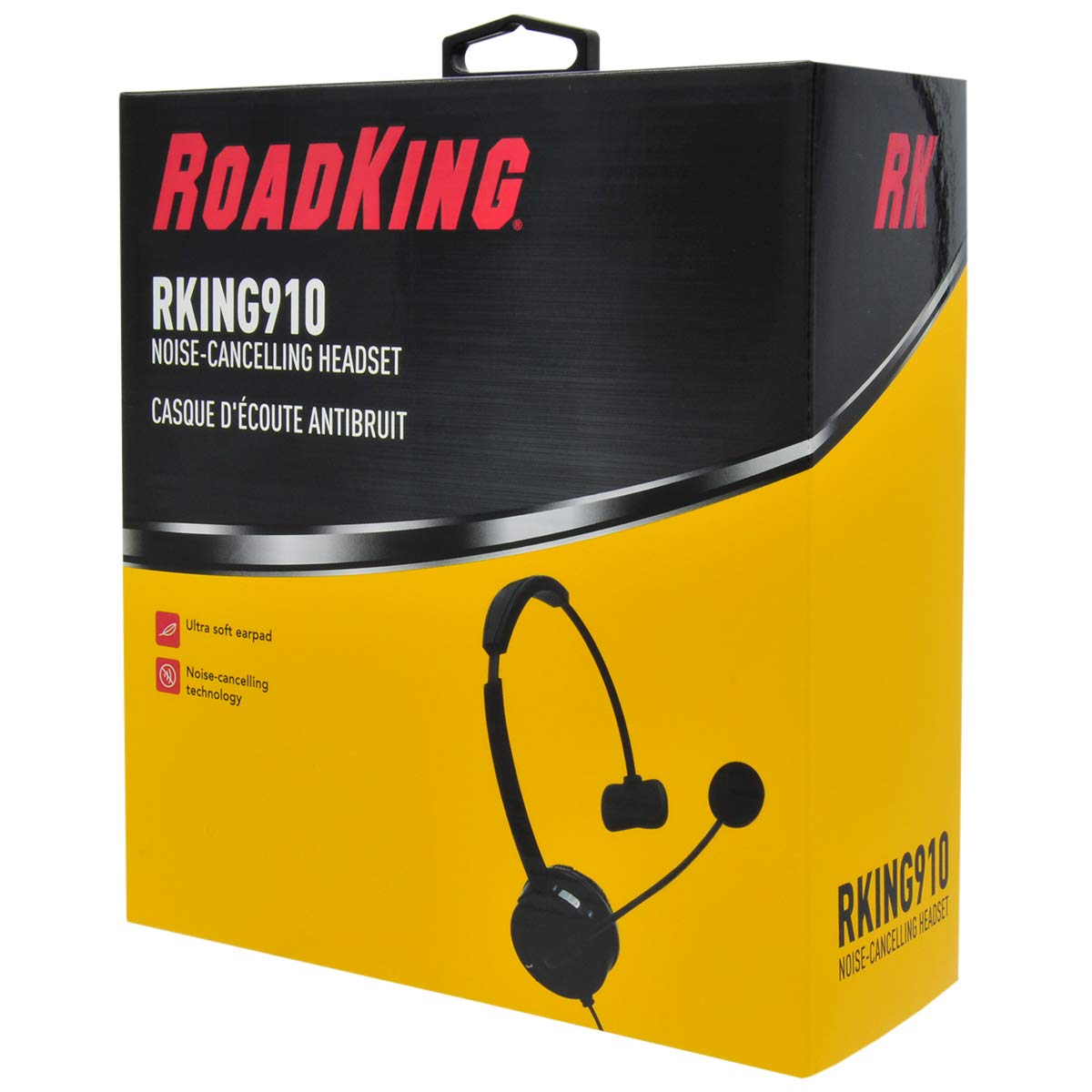Noise-Canceling RoadKing Headset with Mic for Hands-Free