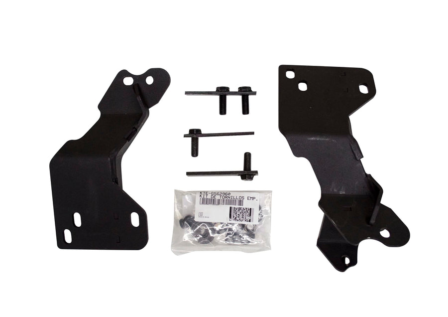 Go Rhino RC4 Bull Bar w/ 20" Single Row LED Light Bar Hole & Mounting Brackets | Mild Steel, Textured Black | 542960T | Fits 2016 - 2018 Chevrolet Silverado 1500 (See description)