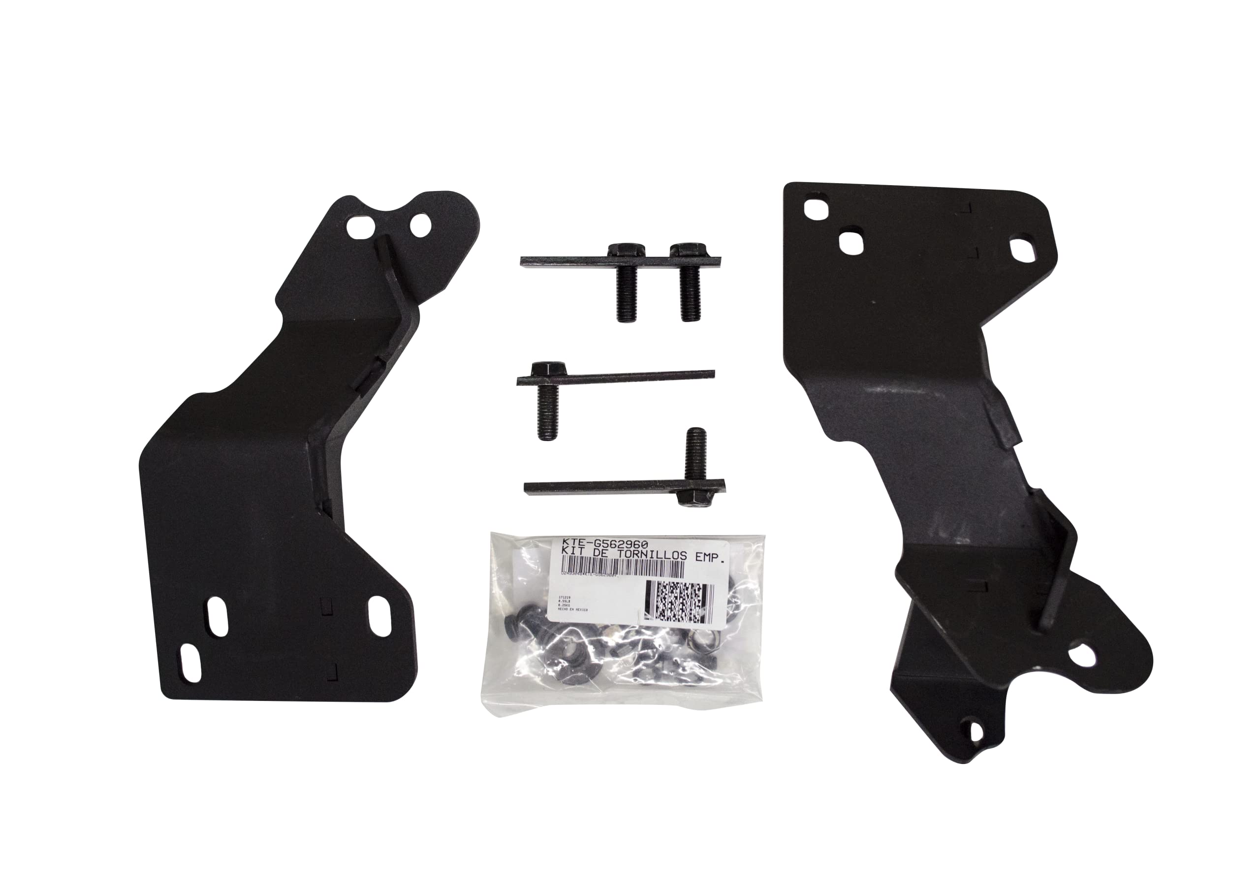 Mounting Bracket Kit Go Rhino for RC4 Bull Bar or RC3 Skid Plate | Mild Steel, Textured Black | 562960TK | Fits 2016-2018 Chevrolet Silverado 1500 (Excludes Driver Alert & New Body Style)