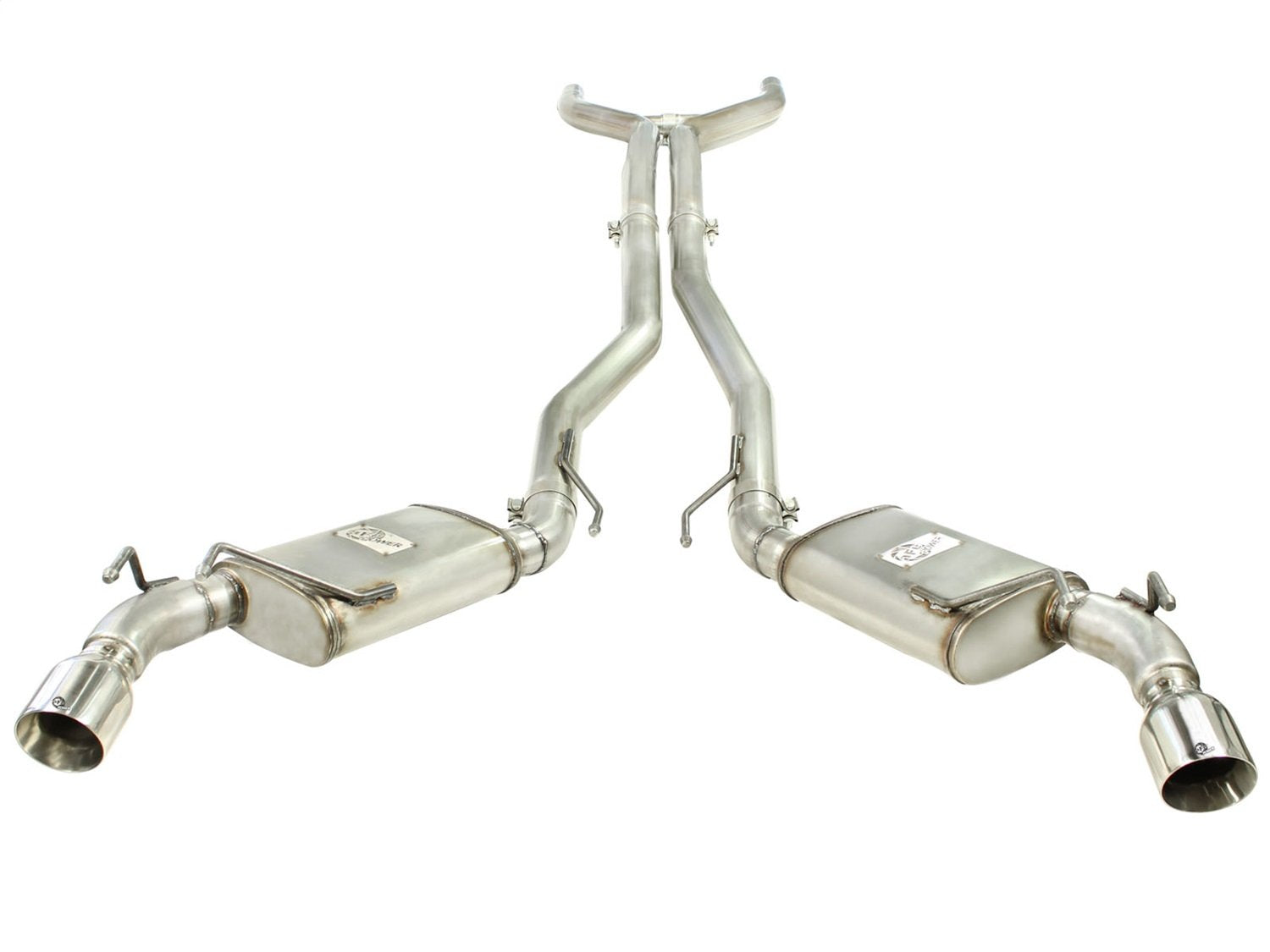 3" aFe (49-44039-P) Stainless Steel Cat-Back Exhaust System with Polished Tip for Chevrolet Camaro