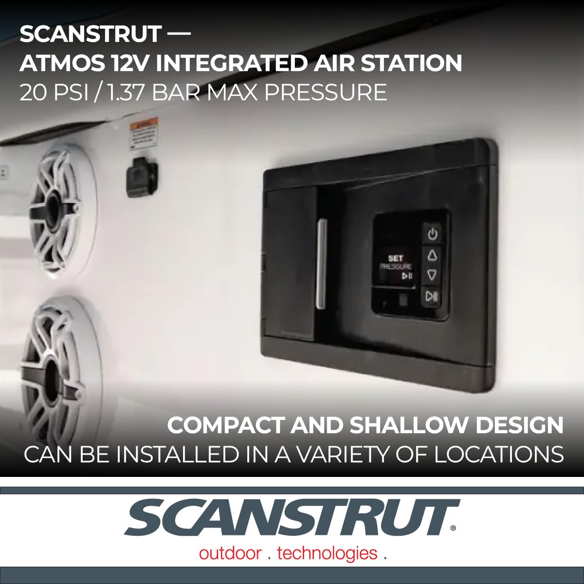 Atmos Scanstrut SC-AOB-A2 12V Integrated Air Station with Brushless Technology