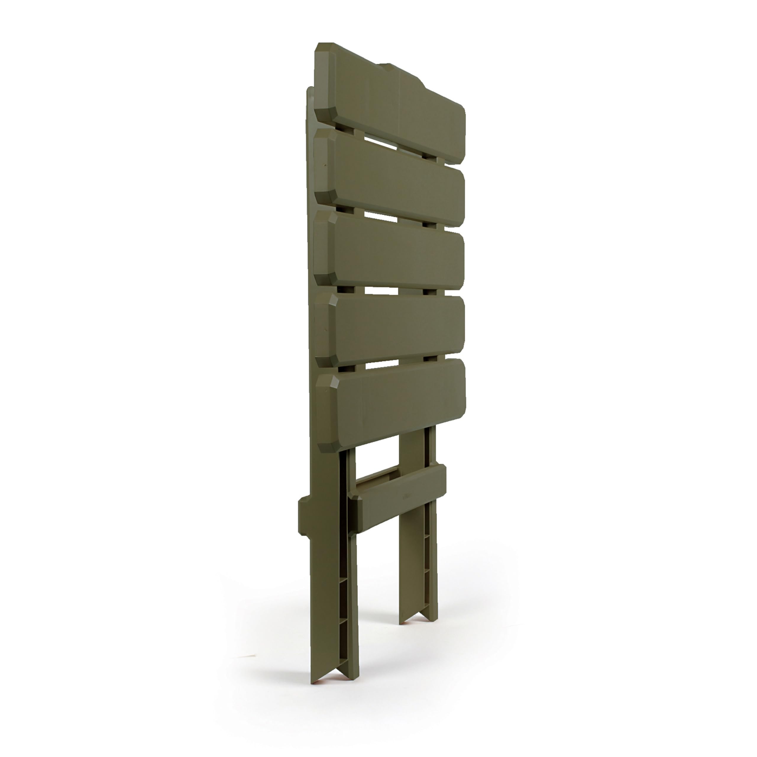 Large Camco Quick-Folding Adirondack Table, Plastic, Sage