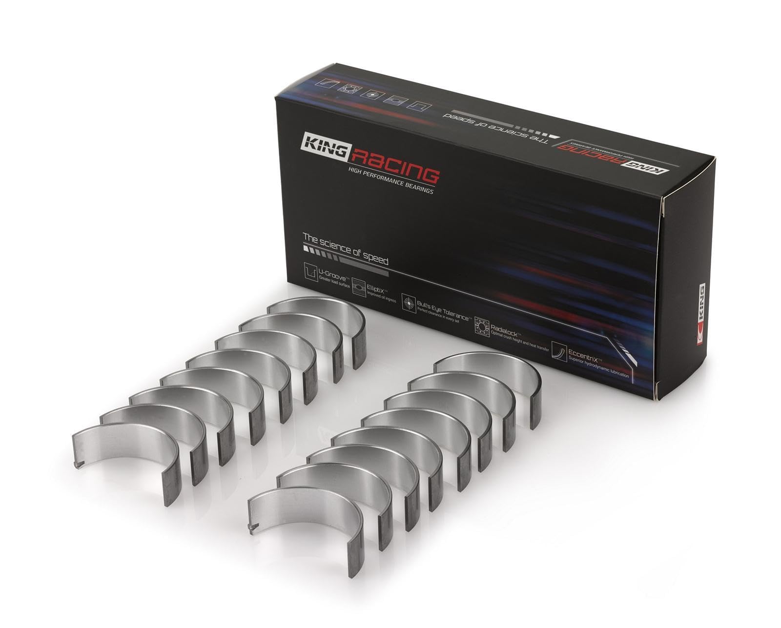 King Engine Bearings - 369-502 GM Gen IV/V/VI Big Block Chevy Rod Bearing Set (CR808XPNCSTDX)