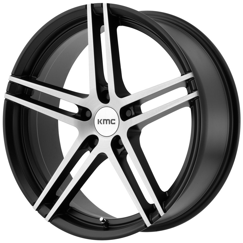 KMC 19X9.5 KM703 5X120 S-BLK BRUSH 35MM - KM70399552335