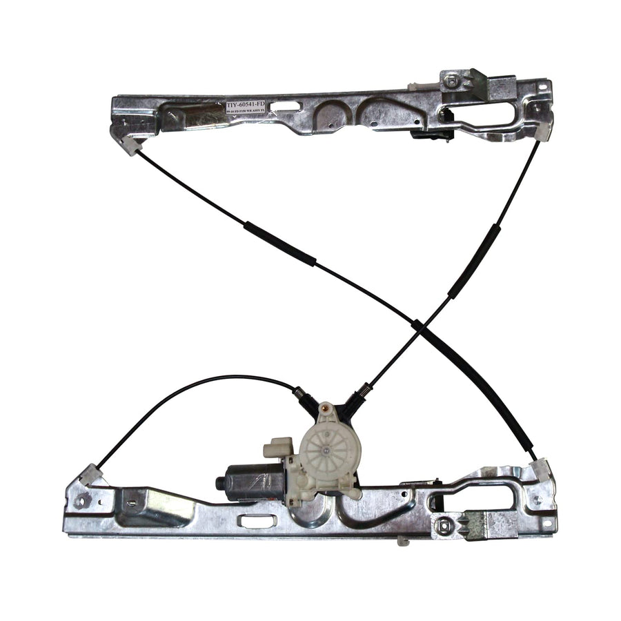 Power Window Motor and Regulator Assembly TYC 660400 Front Left-Side Compatible with 2009-2010 Ford F- Series Pickup (Hvy Dty)