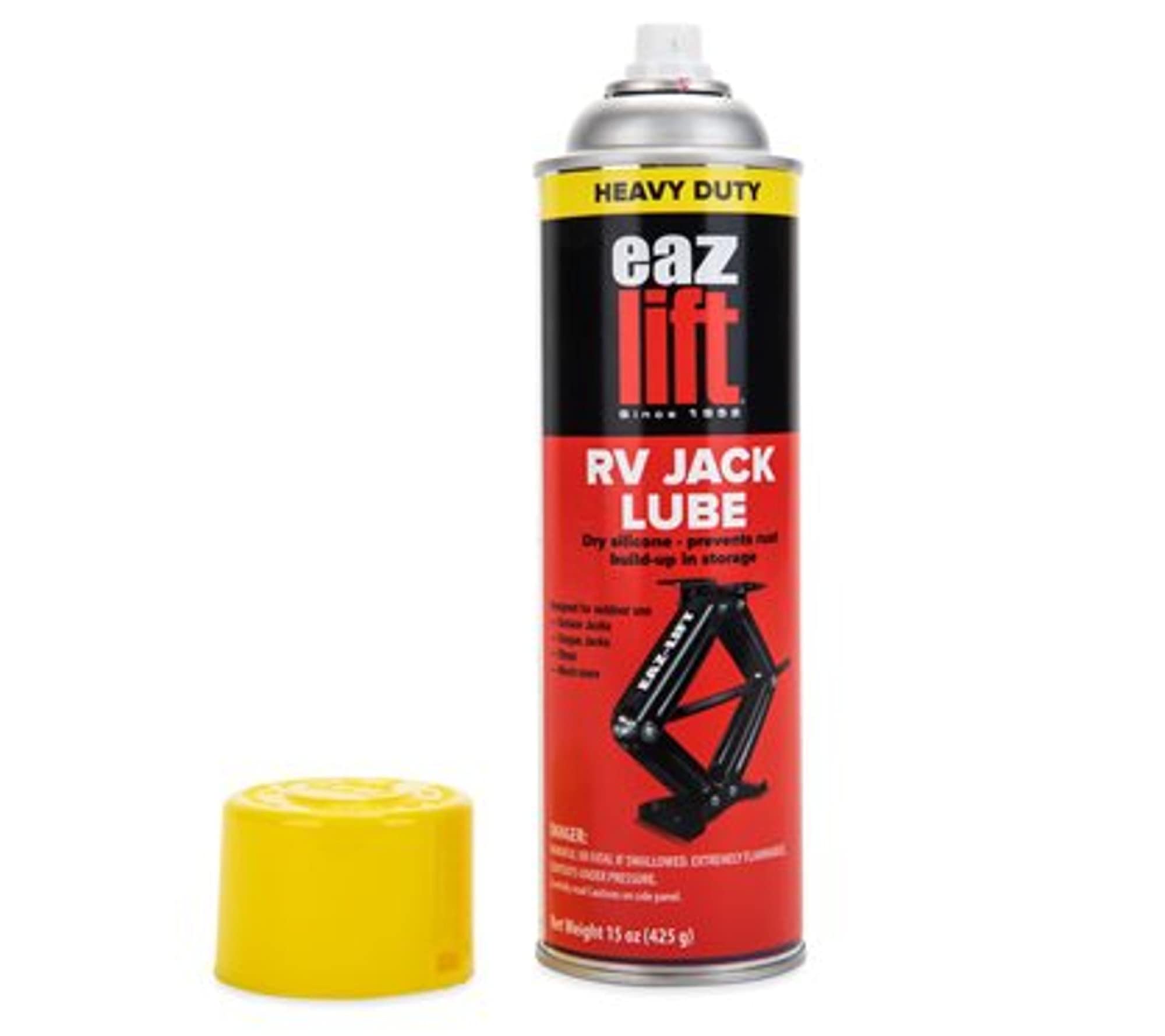 EAZ-Lift Camco Heavy Duty RV Stabilizer Jack Lube - Protect and Maintain RV Stabilizer Jacks, Tongue Jacks, Steps, and More - 15oz. (41100)