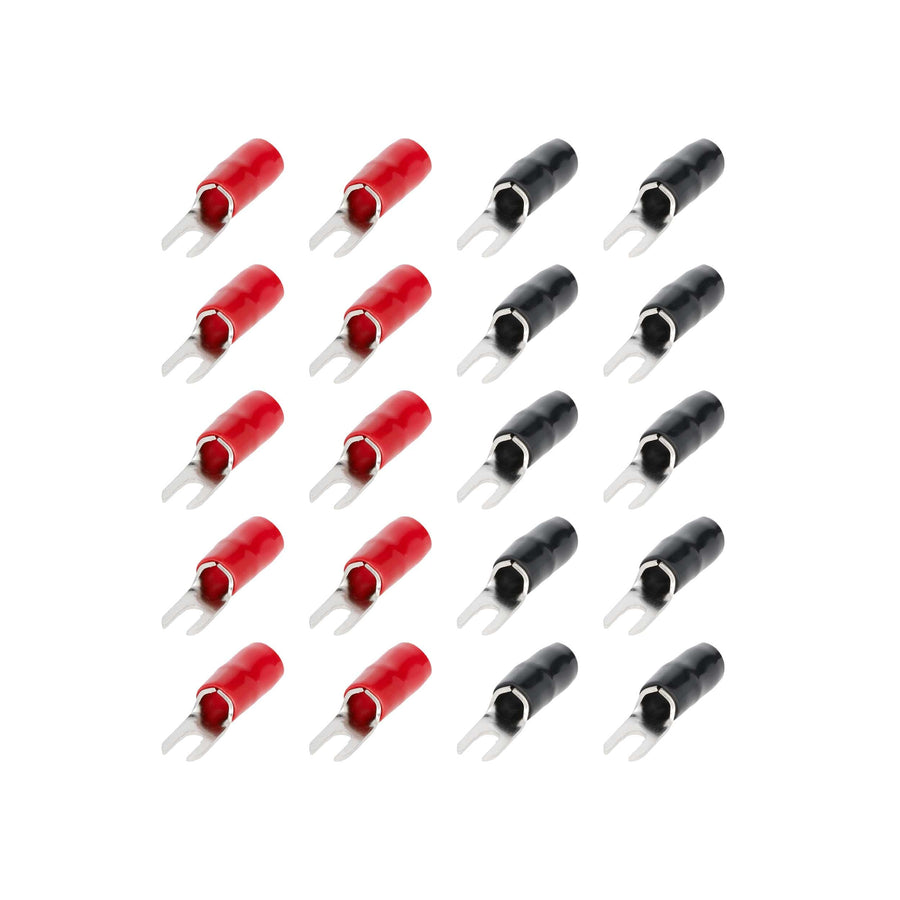 V8 Series T-Spec V8-ST3-20 Nickel Plated Spade Terminal, 20 Pack