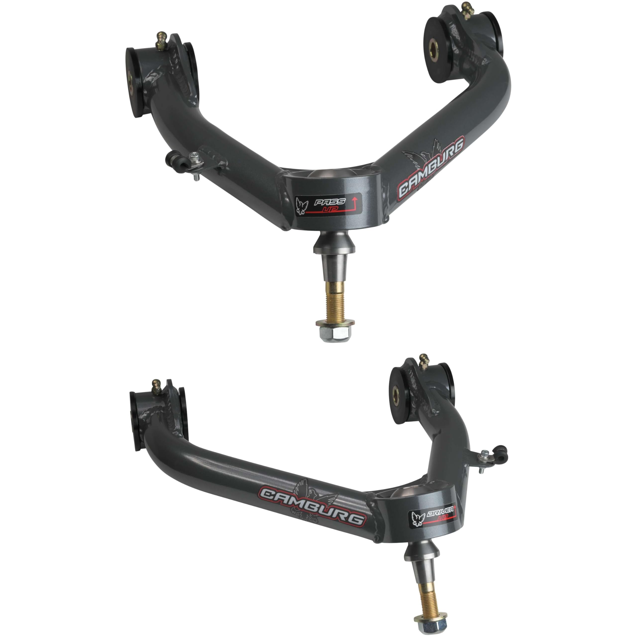 Camburg Front Upper Control Arm Kit Suspension CAM-210051: Compatible with 2007-2018 Chevrolet Silverado 1500/GMC Sierra 1500, 2007-2020 Chevrolet Tahoe/GMC Yukon
