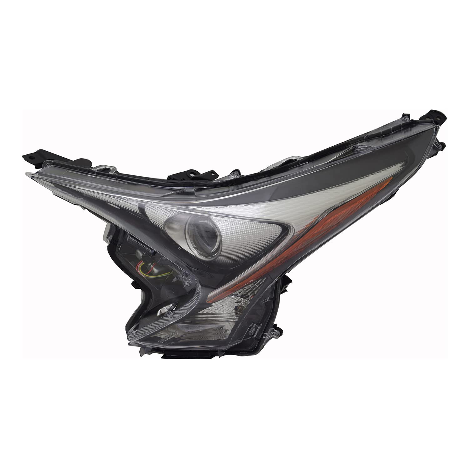 Left TYC Headlight Assembly Compatible with 2016-2018 Toyota Prius