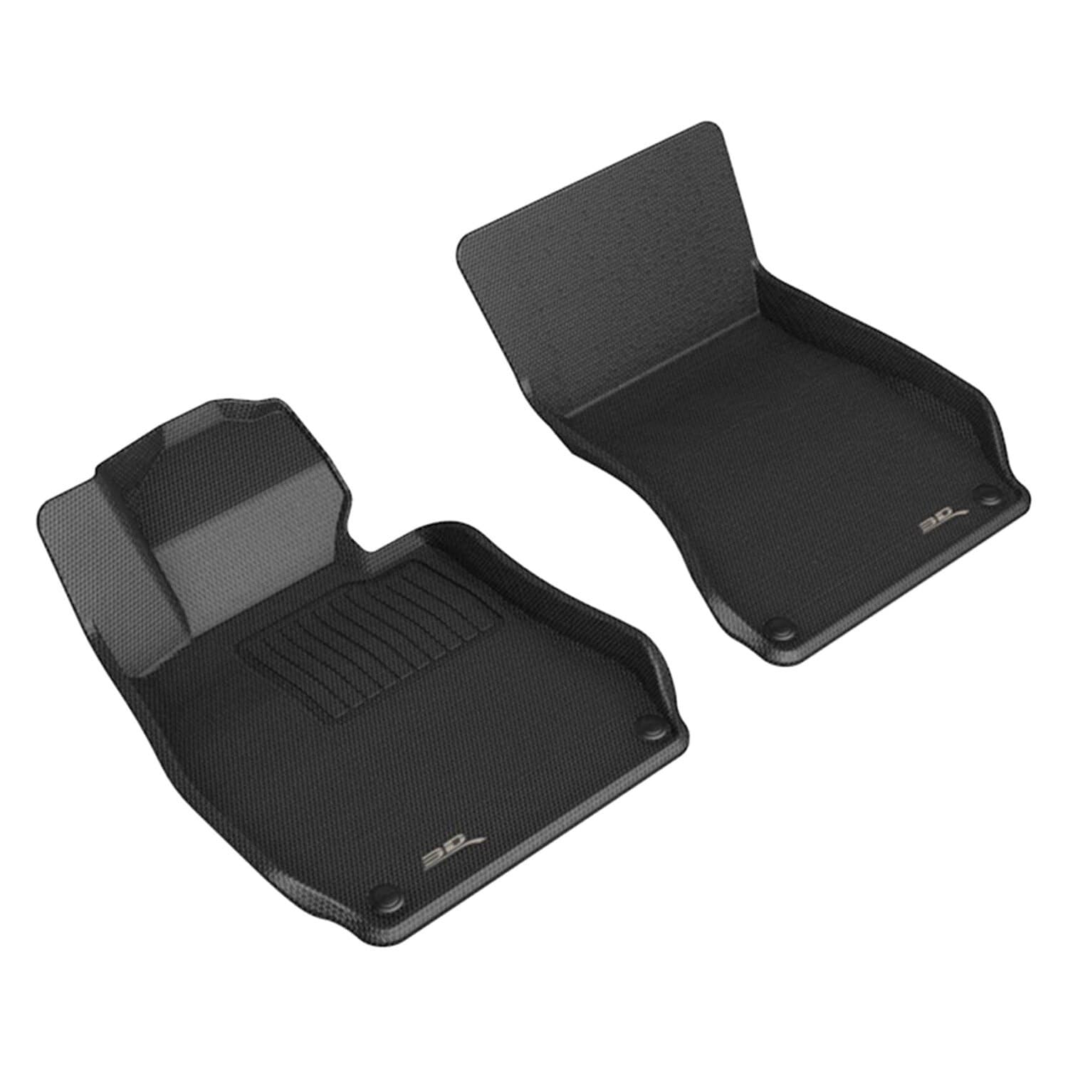 Kagu 3D MAXpider Custom Fit Floor Mat (Black) Compatible with Mercedes-Benz S-Class (V223) 2021-2026 - Front Row
