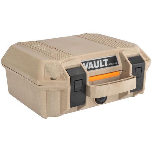 Vault Pelican V100 Hard Case with Foam (Tan)