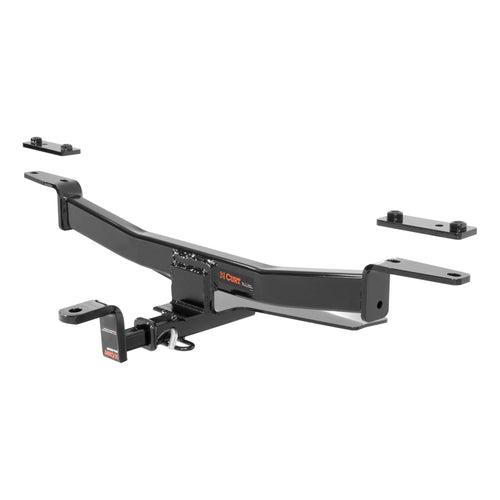 CURT Class 1 Trailer Hitch with Ball Mount, 1-1/4-In Receiver, Fits Audi A6, Select A6 Quattro