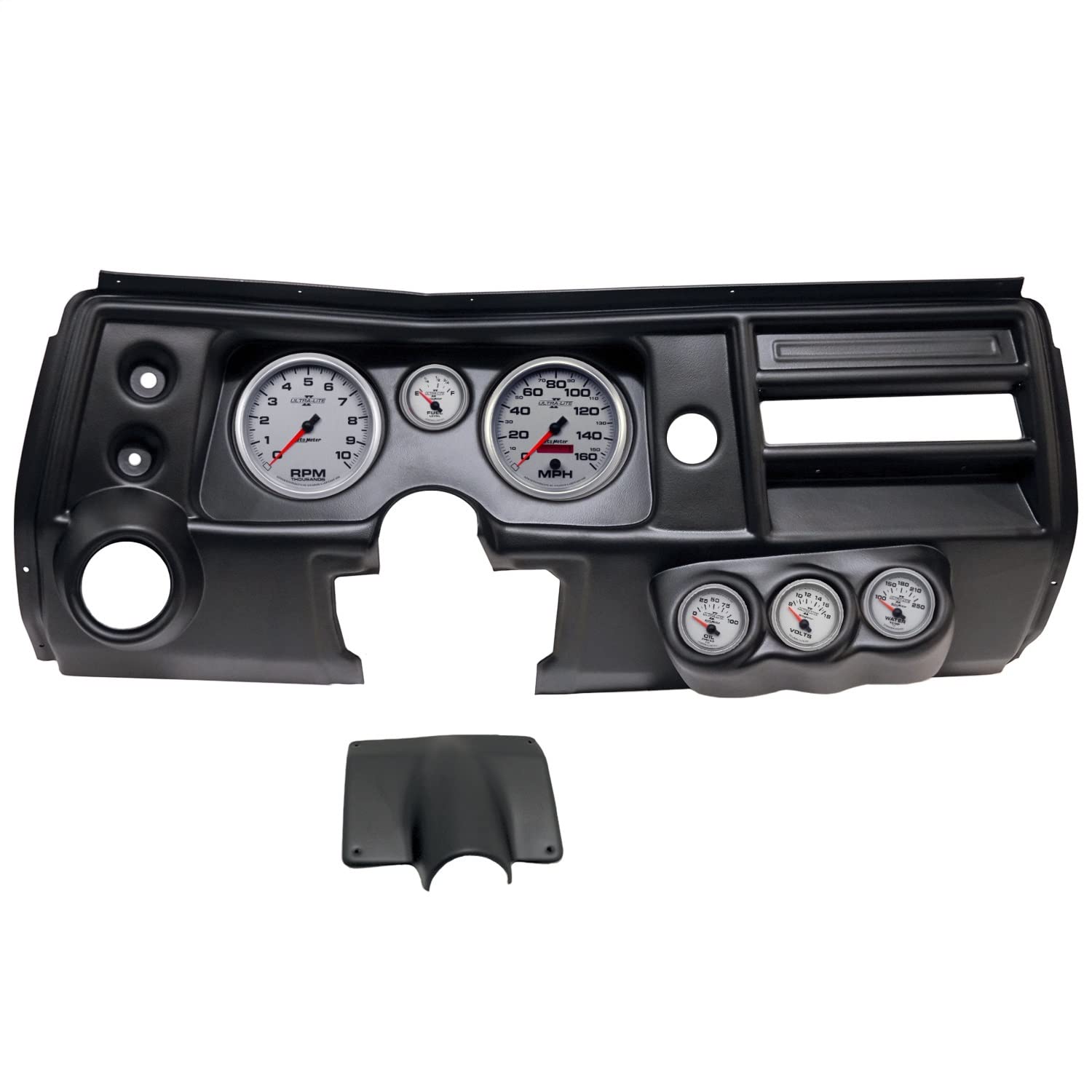 AutoMeter Dash Kit Direct Fit, (5" X2, 2 1/16" X4), Chevy Chevelle Vent 68, Ultra-Lite Ii (2904-14)