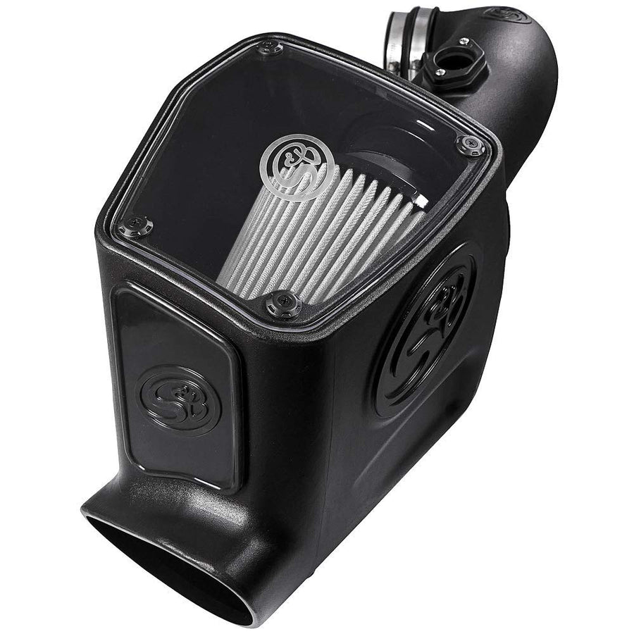 Cold Air Intake S&B Filters 75-5105D For 2008-2010 Ford Powerstroke 6.4L (Dry Extendable Filter)