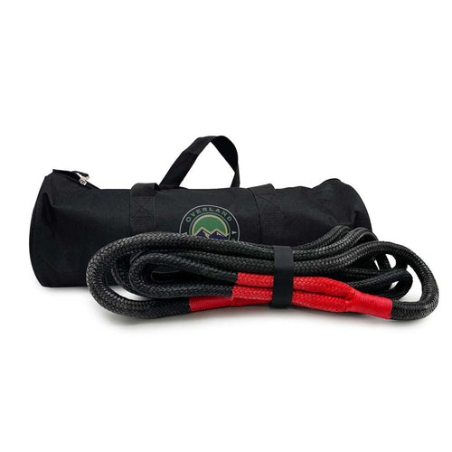 Kinetic Recovery Rope Overland Vehicle Systems Brute with 30% Stretch Storage Bag (1 1/2" Thick - 30 ft. Long)