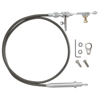 Automatic Transmission Kickdown Kit Lokar KDP-2700U (GM 700r4 with black housing and polished fittings)