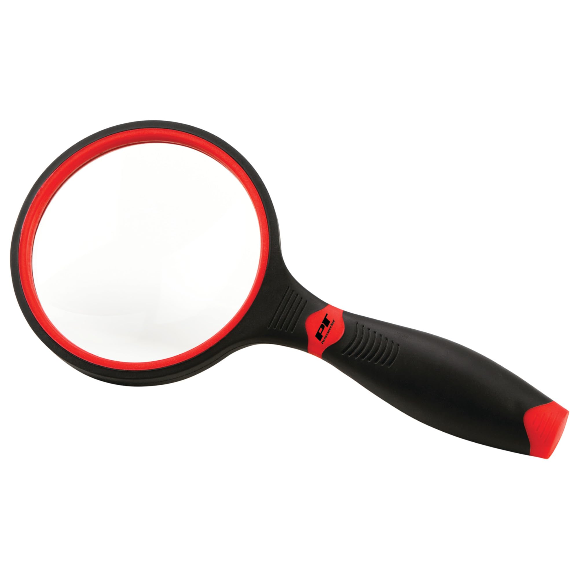 W15038 Performance Tool 4X Magnifying Glass with Comfort Grip Handle for Precise Inspection and Detail Work