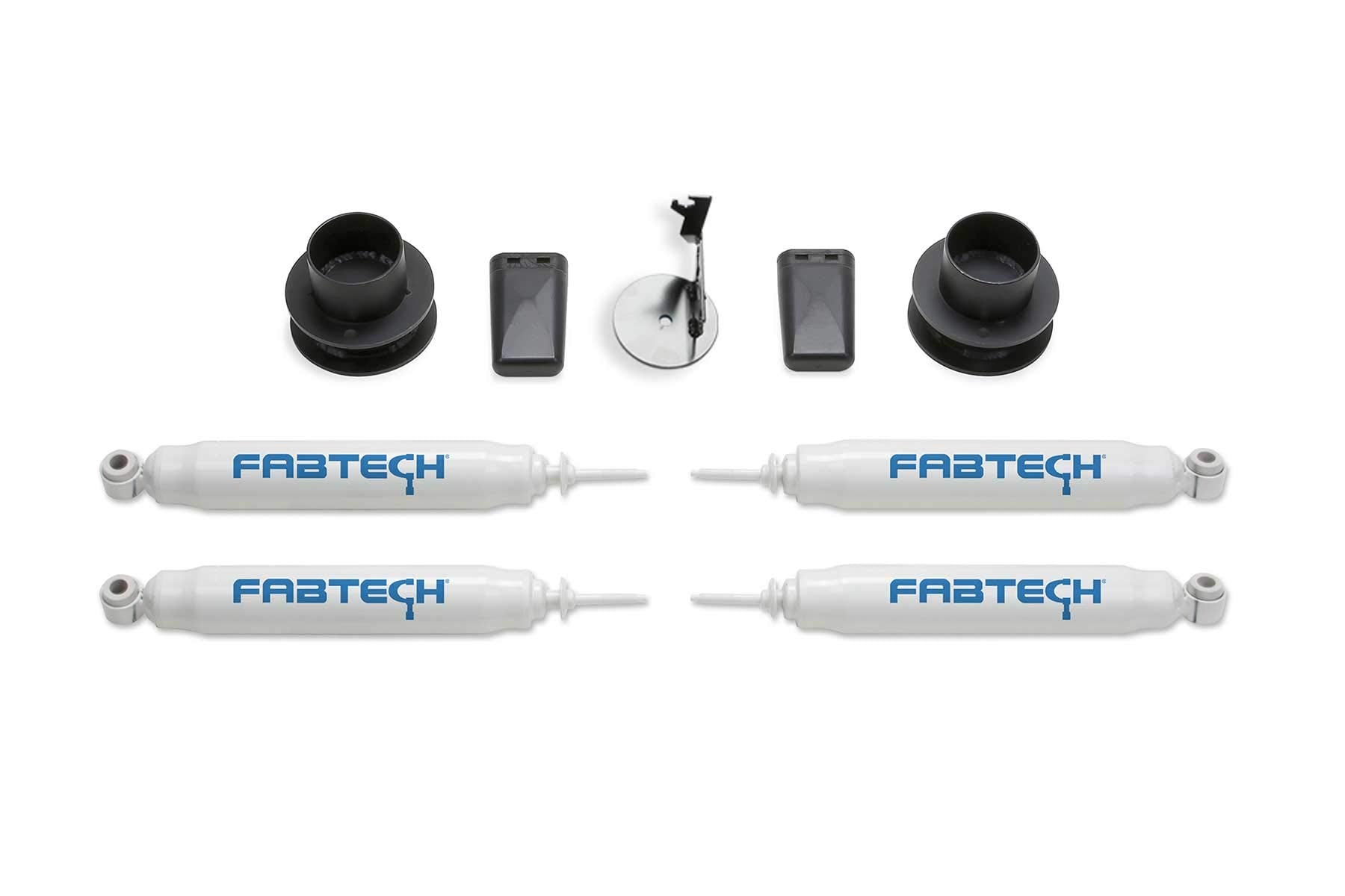 Fabtech K3191 Coil Spacer System For PN[FTS23227/FTS7236] Incl. 2.5 in. Coil Spacer w/Performance Shocks