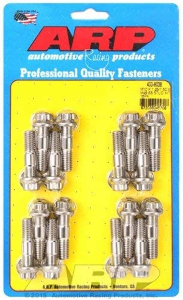 Broached stud Kit ARP 400-8038 (M10 X 1.25/1.50 X 48mm broached stud 16pcs)