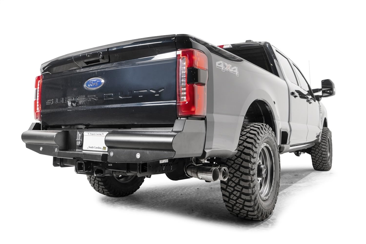 Fab Fours Elite Rear Bumper FS23-U5950-1 fits 2023 Ford F-350 Super Duty - Black Steel
