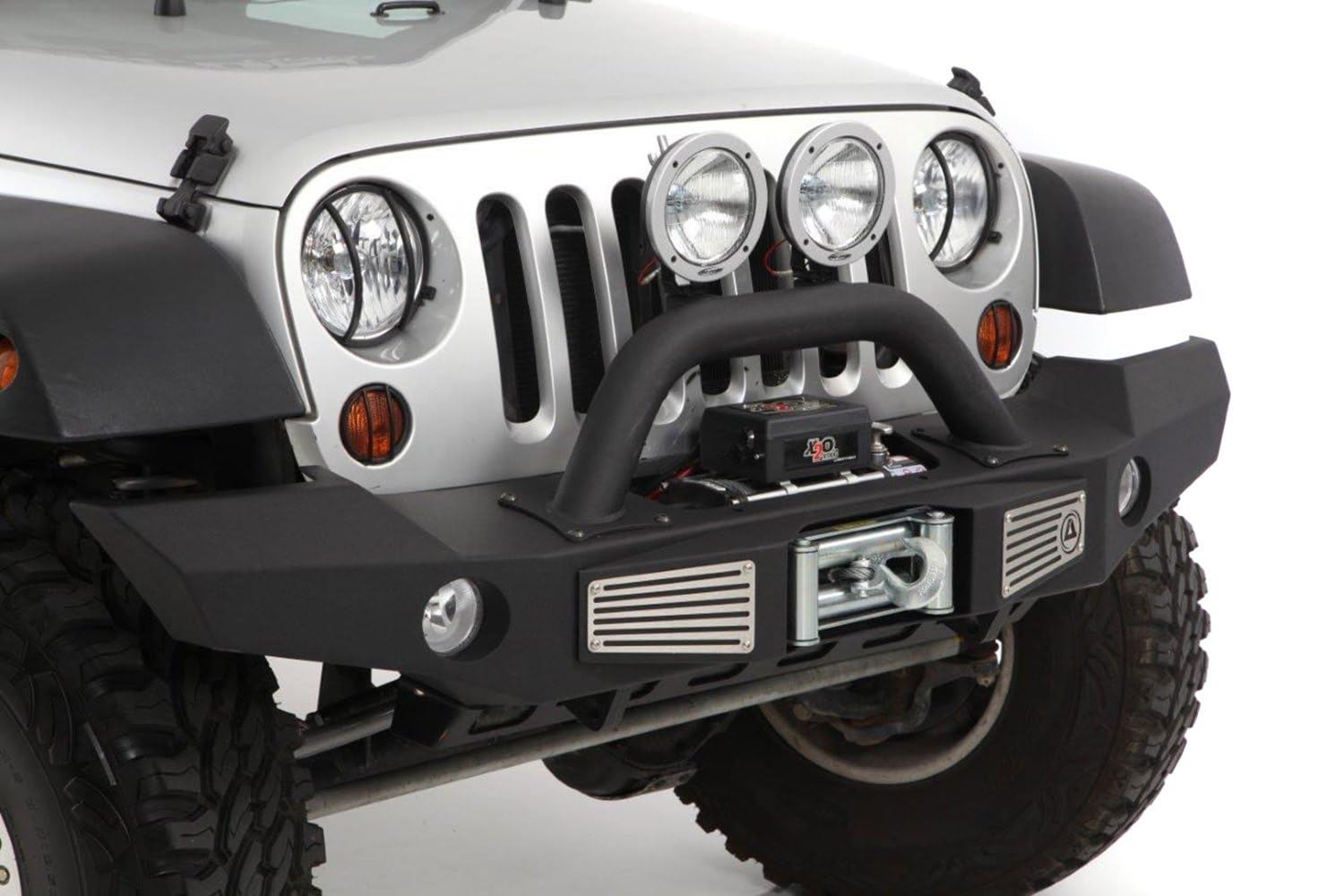 XRC Atlas Smittybilt Front Bumper for 2007-2018 Jeep Wrangler JK 2/4-Door