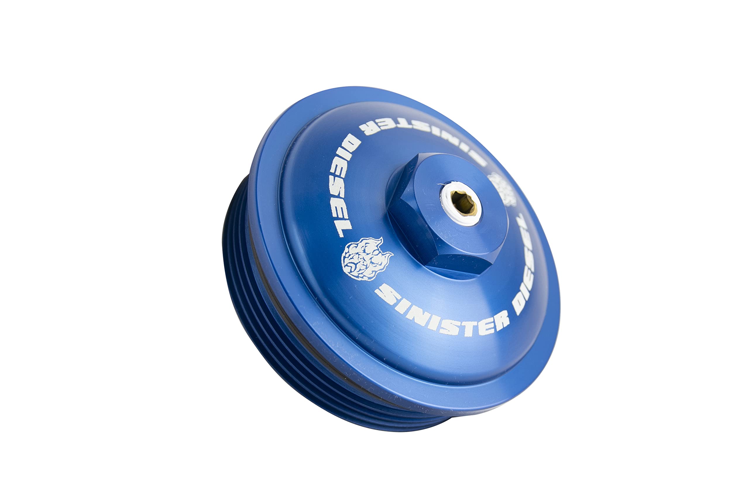 BILLET SINISTER BLUE CAP KIT FOR FORD POWERSTROKE 2008-2010 6.4L