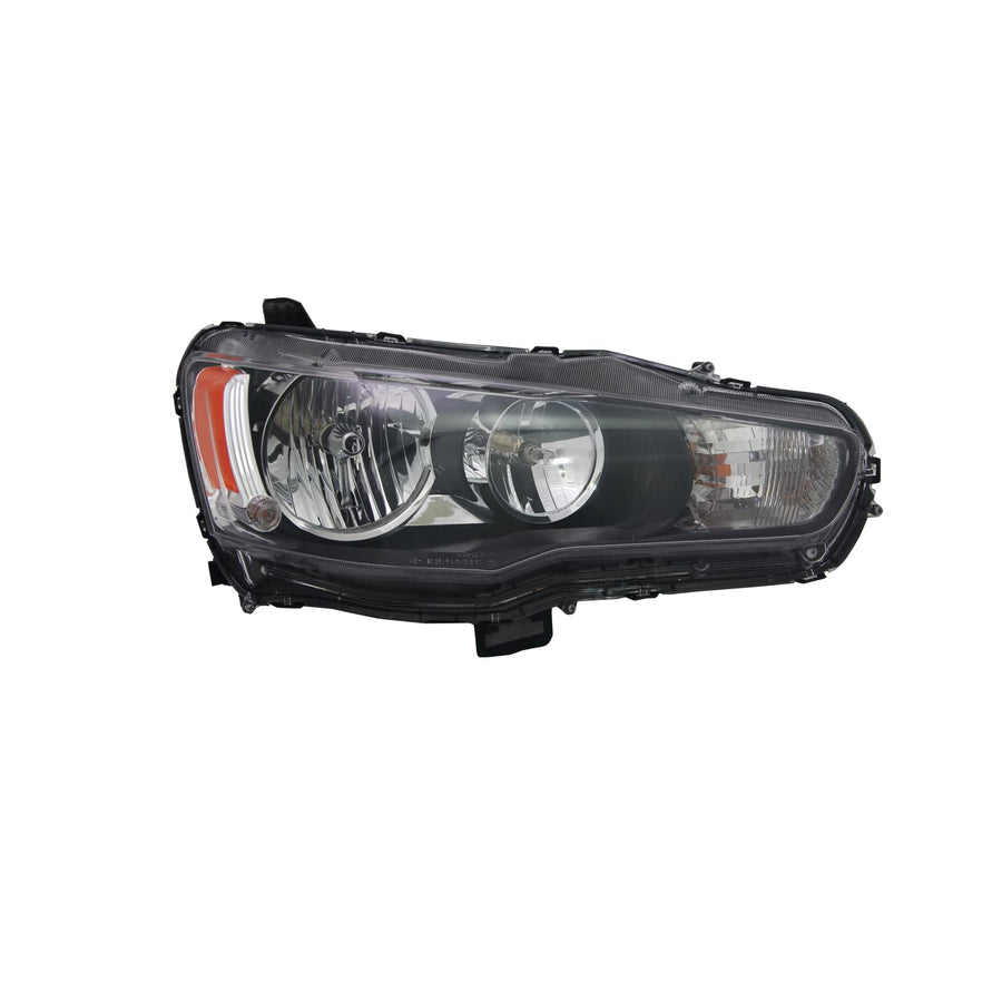 Right TYC Headlight Assembly Compatible with 2009-2015 Mitsubishi Lancer