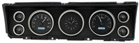 Dakota Digital VHX-67C-IMP-K-W 67 Chevy Impala Analog Dash Gauges Black Alloy White