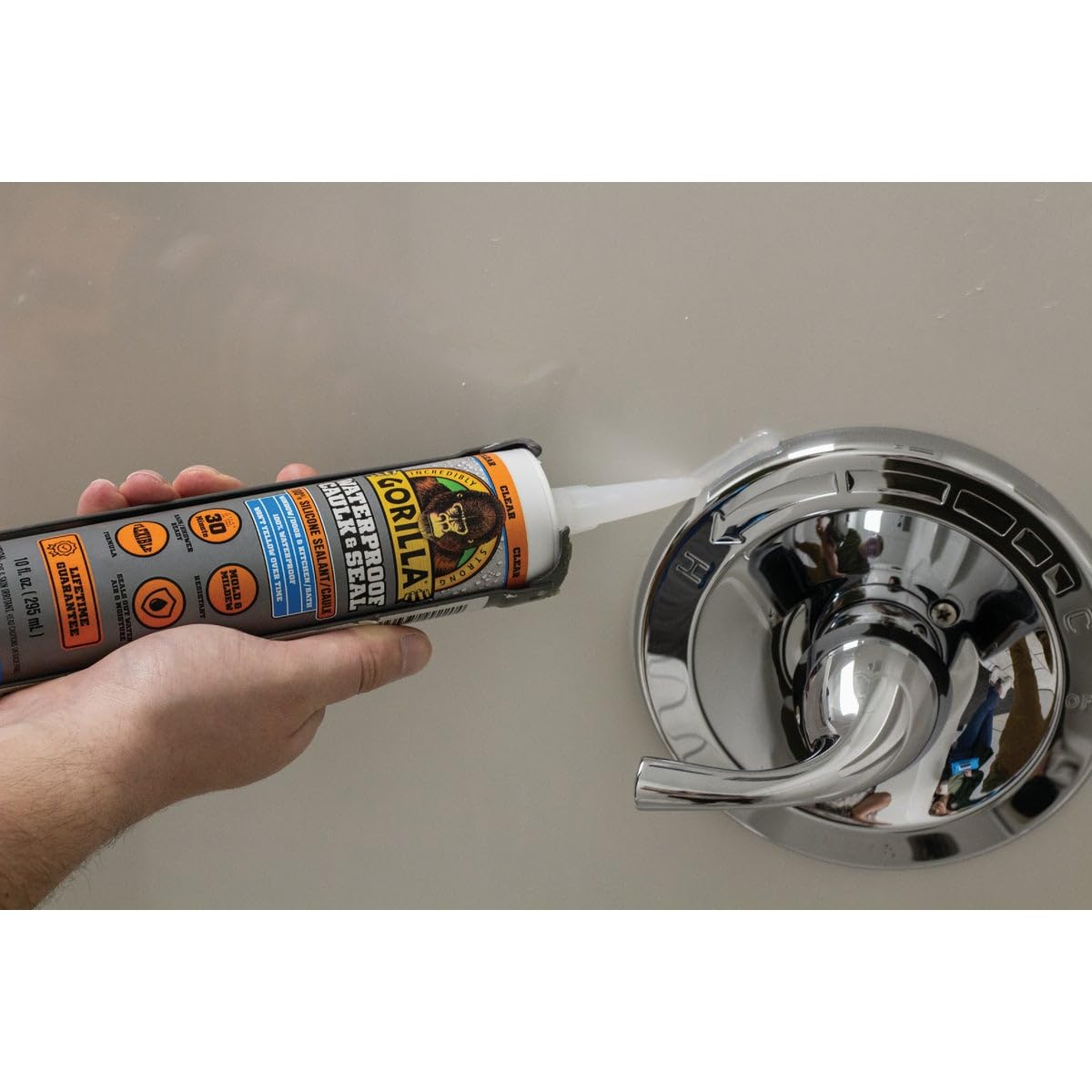 10 Oz. Clear Gorilla Caulk & Seal - 1 Each