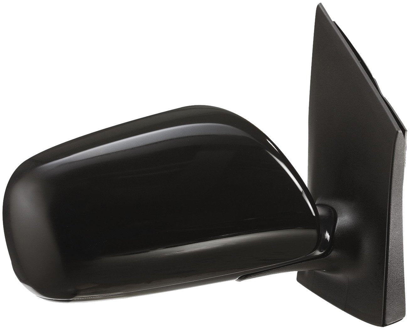 Mirror Passenger Side for Toyota Yaris Sedan, Black, Foldaway, Manual Remote